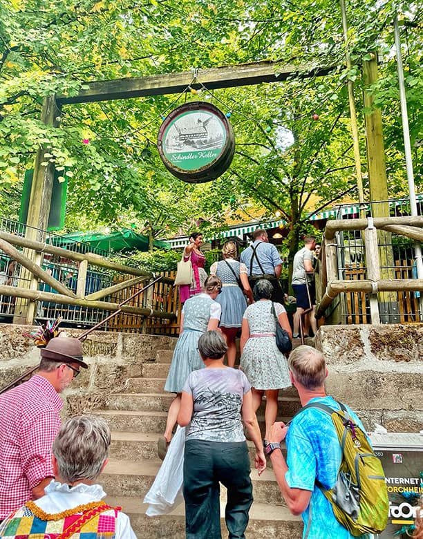 Welcome to Annafest, a unique beer festival. Essentially it is 20+ bierkellers on one hill, all open for business. It's a blast!