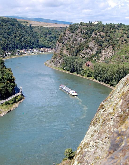 Loreley and the Rhine River