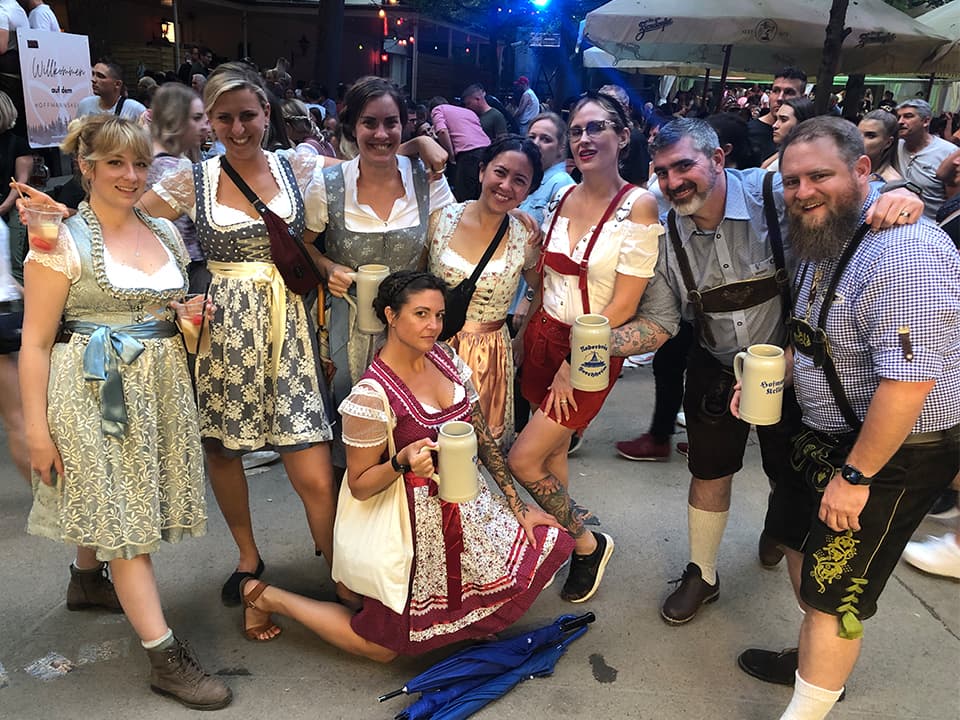 ICBT shows off their Tracht at Annafest.