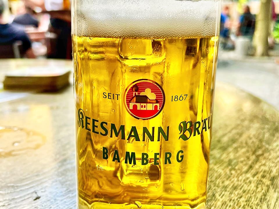 A trip up to the Wunderburg neighborhood of Bamberg, for some Keesmann Pils.