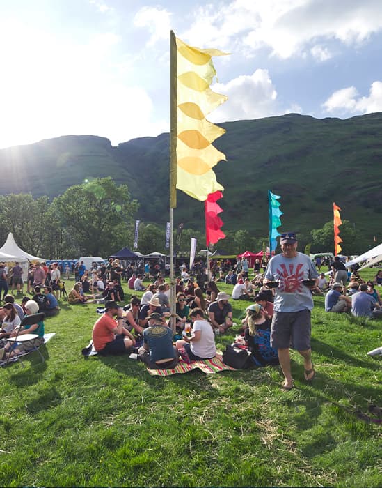 Beer al fresco at FyneFest @fyne ales